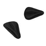 Soft Cushioned Wide Bicycle Saddle Seat, 26 x 26cm – Comfort Ride Bike Seat, Black