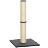 PawHut Cat Scratching Post, 80cm Tall with Sisal Rope & Plush Base – Lightweight Claw Scratcher