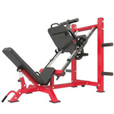 SPORTNOW Leg Press Machine with Wheels & Calf Block, 455kg Capacity – Adjustable Squat Machine for Home Gym