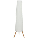 HOMCOM Dimmable Nordic Tripod Floor Lamp, 153cm – White