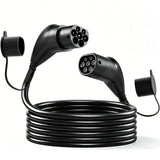 HOMCOM 10 m Type 2 EV Charging Cable, 7 kW 32A Mode 3 – Type 2 to Type 2 Extension Cable for EVs and PHEVs