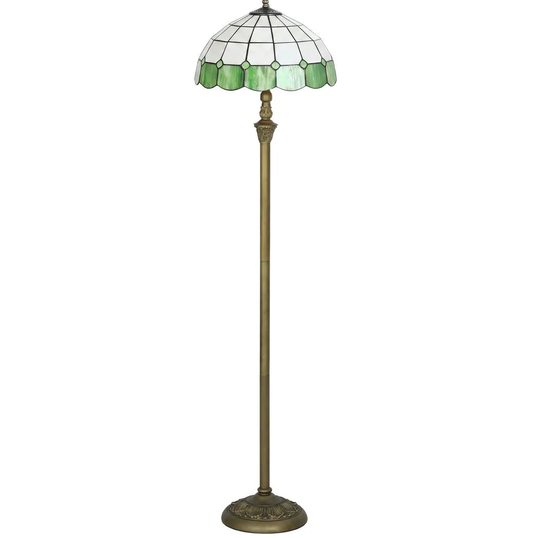 HOMCOM 152cm Tiffany-Style Floor Lamp