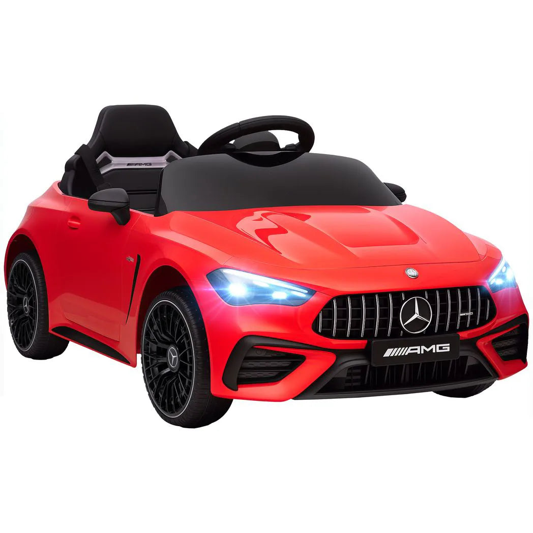 AIYAPLAY Licensed Mercedes-AMG 12V Kids Electric Car with Dual Motors & Remote Control – Ride-On, Red