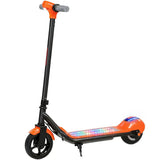 SPORTNOW Kids Electric Scooter with LED Display, 110W Motor & RGB Lights – Kick-to-Start, Green