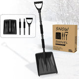 Ice and Snow Plow – Foldable, Removable Design with Extendable Telescopic Handle