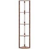 HOMCOM 4-Tier Corner Floor Lamp