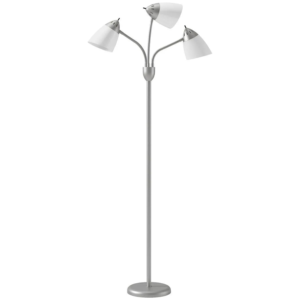 HOMCOM Arc Tree Floor Lamp with 3 Rotating Lights, 3 Colour Temps