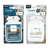 Candle Jar Air Fresheners – Scented Home Fragrance Set, 3 Pack, 25g Each