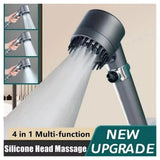 3-Mode High Pressure Handheld Shower Head with PP Filter & Pause Button – Water-Saving Massage Spray