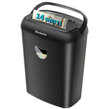 Paper Shredder, 14 Sheet Cross Cut, 6.6 Gallon Basket, P-4 Security Level, 3 Mode Design - Jam Proof Heavy Duty Shredder for Home and Office