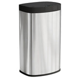 HOMCOM 55L Automatic Sensor Bin with Soft-Close Lid – Touchless Fingerprint-Resistant Kitchen Bin, Stainless Steel
