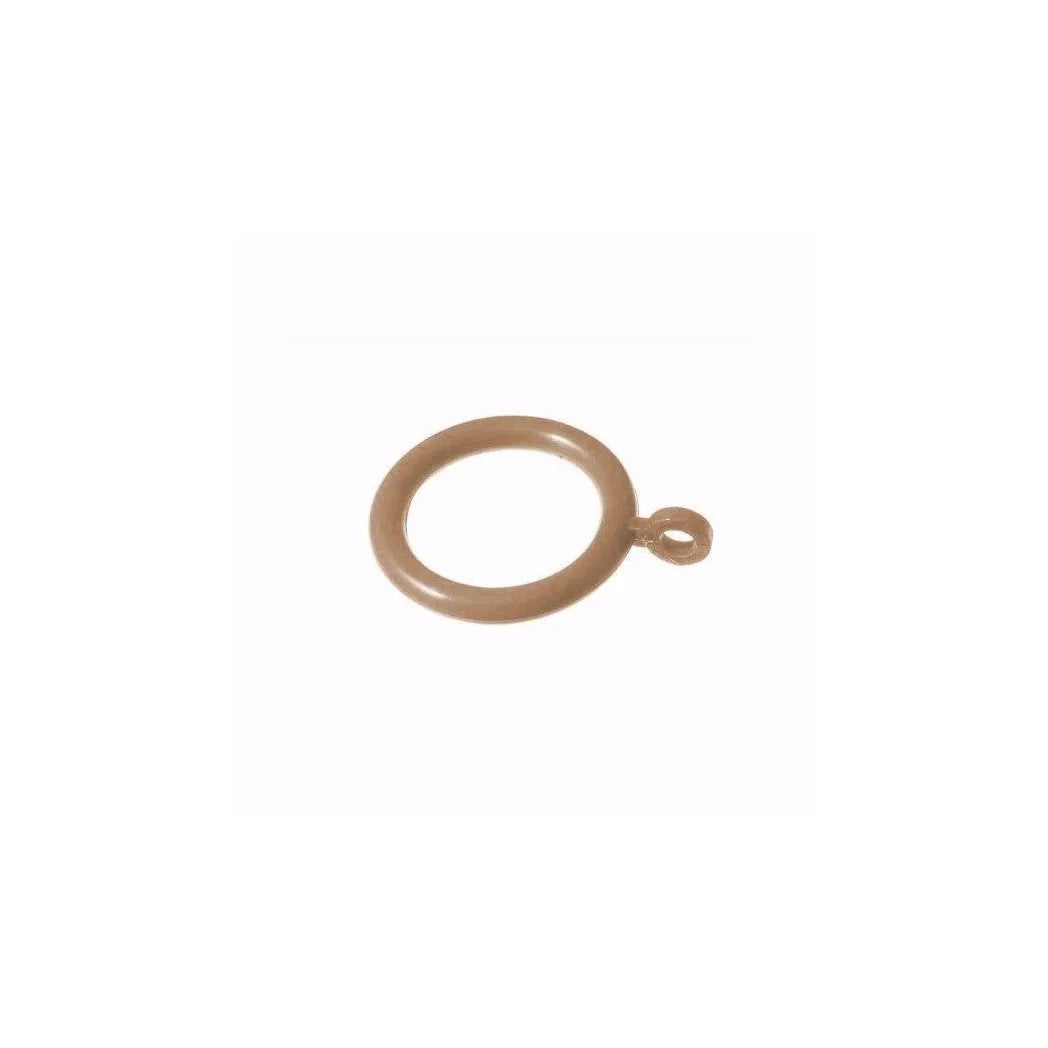Natural Wood Curtain Pole Rings 56mm – Pack of 6