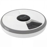 PawHut Automatic Cat Feeder with Programmable Timer, Six 180ml Trays & Ice Pack – Wet and Dry Food
