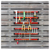 Magnetic Tool Holder Strips, 6 x 18 Inch Heavy Duty Steel Bars – Garage and Workshop Wall Storage Rack