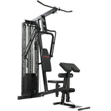 SPORTNOW Multi Gym with 45kg Weight Stack, Adjustable Seat & Backrest – All-in-One Home Gym Machine