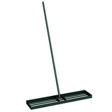 Outsunny Lawn Levelling Rake – 113 x 26cm Lawn Leveller Lute with 169cm Handle for Soil, Sand and Grass