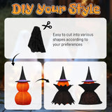 Pop-Up Lighted Halloween Pumpkins 3ft – 2 Pack Collapsible Jack-o-Lanterns, 176 Warm LEDs