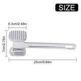 Dual-Sided Meat Mallet Tenderiser, Aluminium Alloy with Ergonomic Handle – Steak, Pork & Chicken Kitchen Hammer