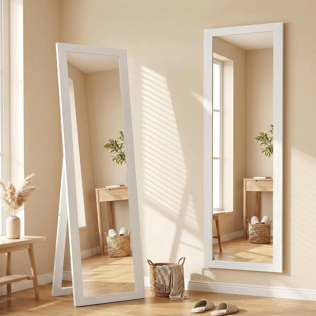 HOMCOM 37 x 157 cm Full Length Mirror – White