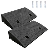 Portable Kerb Ramps, 2 Pack, 50 x 27 x 11 cm Threshold Ramps for Driveways, Cars and Scooters