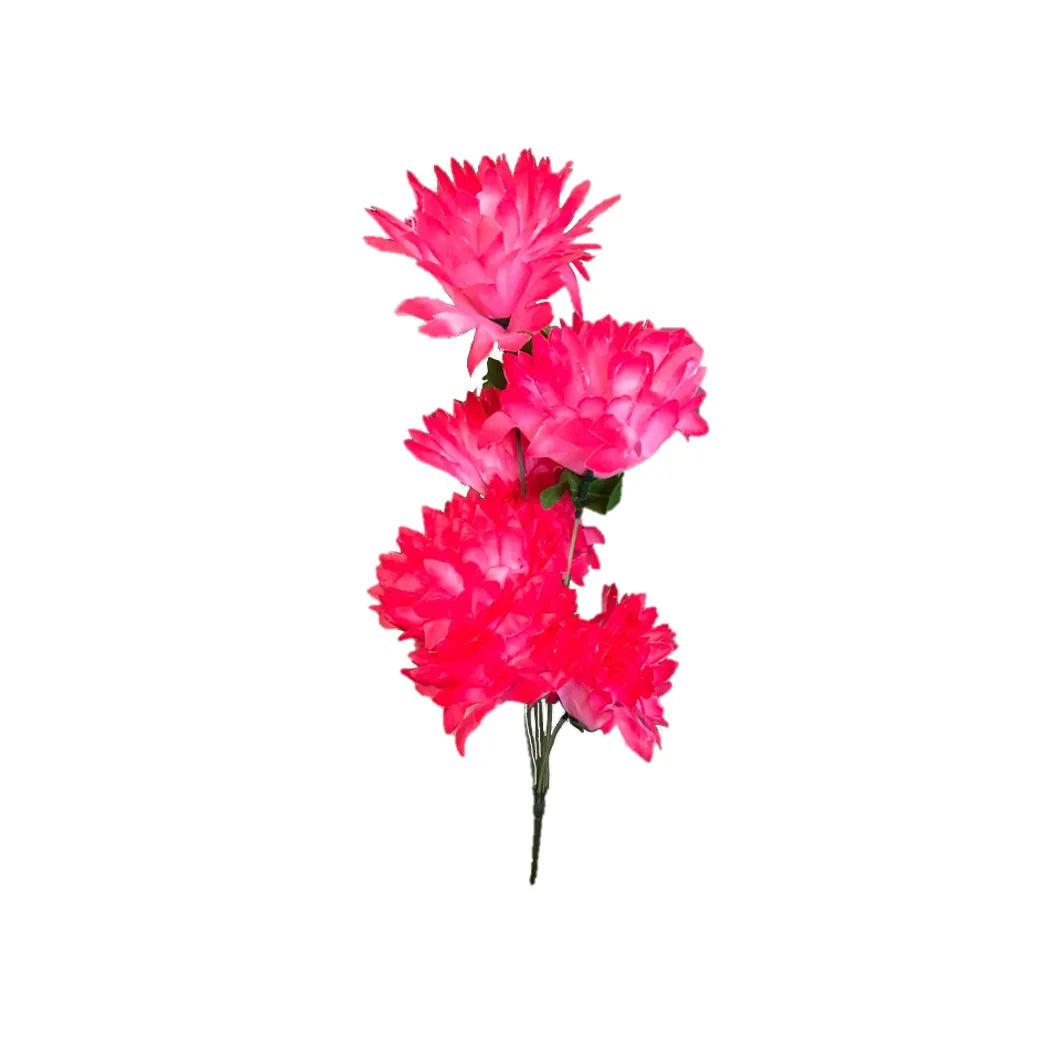 Plastic Artificial Flowers – Faux Home Decor Blooms, Assorted Colours