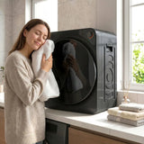 HOMCOM 5kg Vented Tumble Dryer with 5 Drying Modes – 1000W Compact Stackable Dryer, Stainless Steel Tub, Black