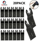20PCS OSCILLATING MULTI TOOL BLADE SAW BLADES WOOD METAL CUTTER FOR DEWALT FEIN