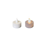 Flameless Plastic LED Tealight Candle – Home Decor Accent Lighting, White