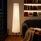 HOMCOM Dimmable Nordic Tripod Floor Lamp, 153cm – White