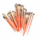 25-Piece Makeup Brush Set with Synthetic Bristles – Foundation, Concealer, Blush and Eyeshadow Brushes, Pink
