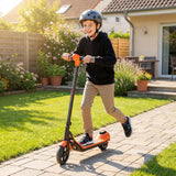 SPORTNOW Kids Electric Scooter with LED Display, 110W Motor & RGB Lights – Kick-to-Start, Green