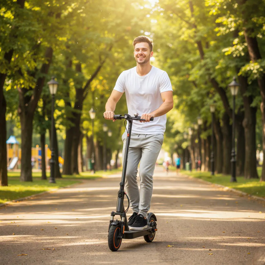 SPORTNOW Foldable Electric Scooter with 350W Motor, 25km/h Top Speed & Dual Brakes – Adult Commuter E-Scooter