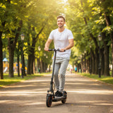 SPORTNOW Foldable Electric Scooter with 350W Motor, 25km/h Top Speed & Dual Brakes – Adult Commuter E-Scooter