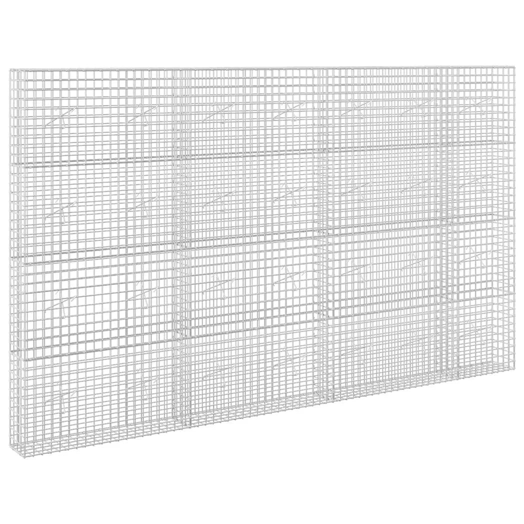 vidaXL Gabion with 3.5 mm Wire and 5x5 cm Mesh 350x20x200 cm