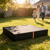 AIYAPLAY Waterproof Sandbox Cover with Drawstring and Elastic Band – UV Protection, Fits 148-152 cm Sandpits