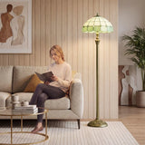 HOMCOM 152cm Tiffany-Style Floor Lamp