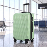 HOMCOM 24 Inch Hard Shell Suitcase with TSA Lock & Spinner Wheels – 64 L ABS Checked Luggage, Green