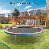 HOMCOM 12ft Trampoline Spring Cover with EPE Foam Padding – Replacement Safety Pad Surround, Multicoloured