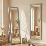 HOMCOM Full Length Mirror, 37 x 157 cm, Hanging or Freestanding