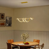 HOMCOM LED Spiral Pendant Light with 3 Colour Temperatures and Adjustable Height – Gold Tone Ceiling Light