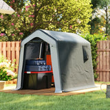 Outsunny 1.8 x 2.4m Waterproof Garden Storage Shed Tent – Portable Shelter for Motorbikes, Bikes and Garden Tools