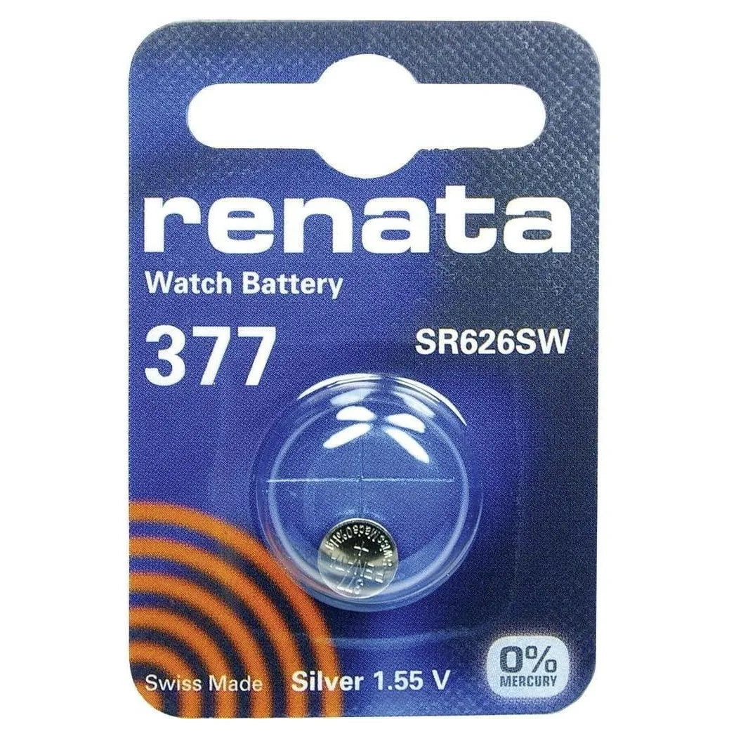 Renata SP 377 Swiss Made Watch Battery – Single