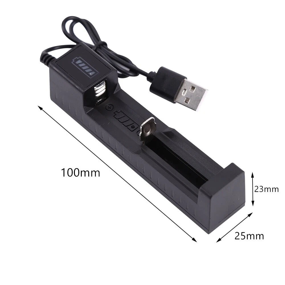8 x 16340 CR123A 3.7V Rechargeable Li-ion Batteries with 2 x USB Chargers – For Torches, Toys and Remotes