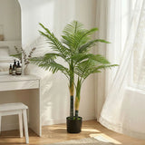 HOMCOM Artificial Palm Tree with 14 PEVA Leaves