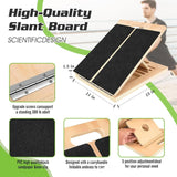 Wooden Calf Incline Board with Adjustable Angle – Foldable Slant Board Calf Stretcher for Yoga & Leg Stretching