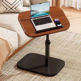 C-Shaped Height-Adjustable Sofa Side Table with Tilting Tabletop – Laptop and Coffee End Table for Living Room