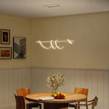 HOMCOM Spiral LED Pendant Light with 3 Colour Temperatures – Adjustable Height Modern Ceiling Light, Silver Tone