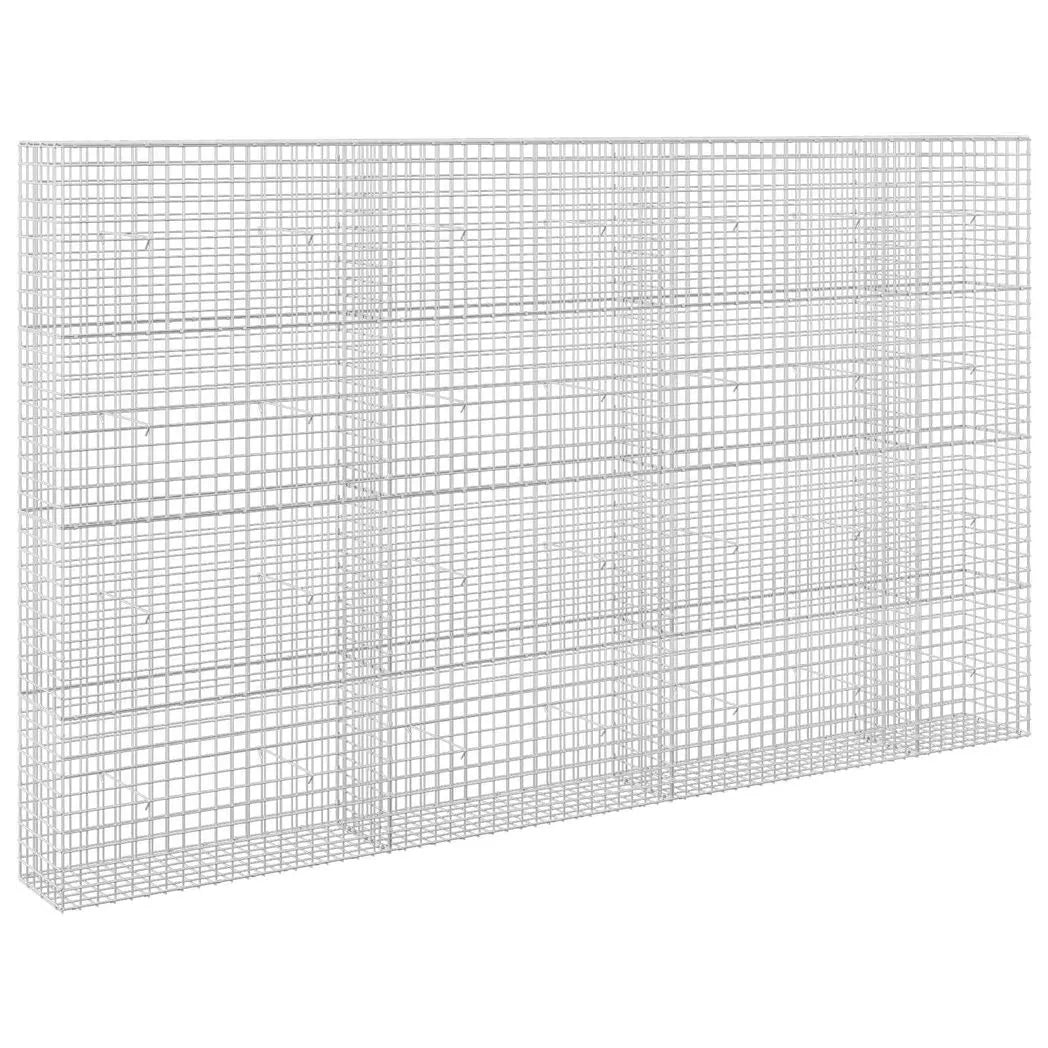 vidaXL Gabion with 3.5 mm Wire and 5x5 cm Mesh 450x30x200 cm