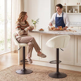 HOMCOM stool counter backs
