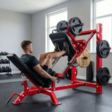 SPORTNOW Leg Press Machine with Wheels & Calf Block, 455kg Capacity – Adjustable Squat Machine for Home Gym